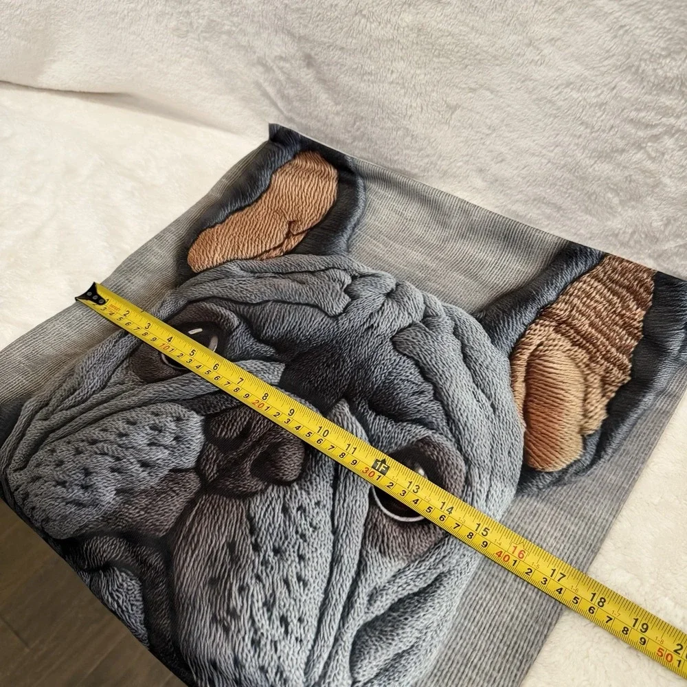 French Bulldog Pillow Cover Cute Frenchie 17.5